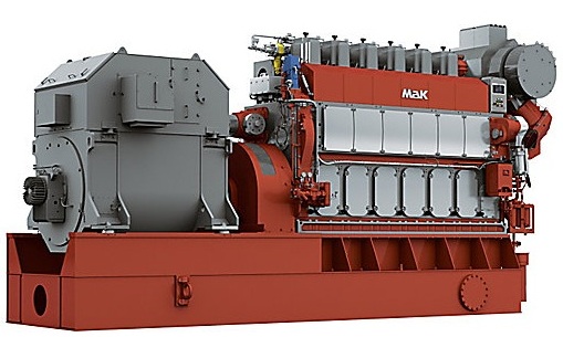 Mak Marine Dual Fuel Generator Sets